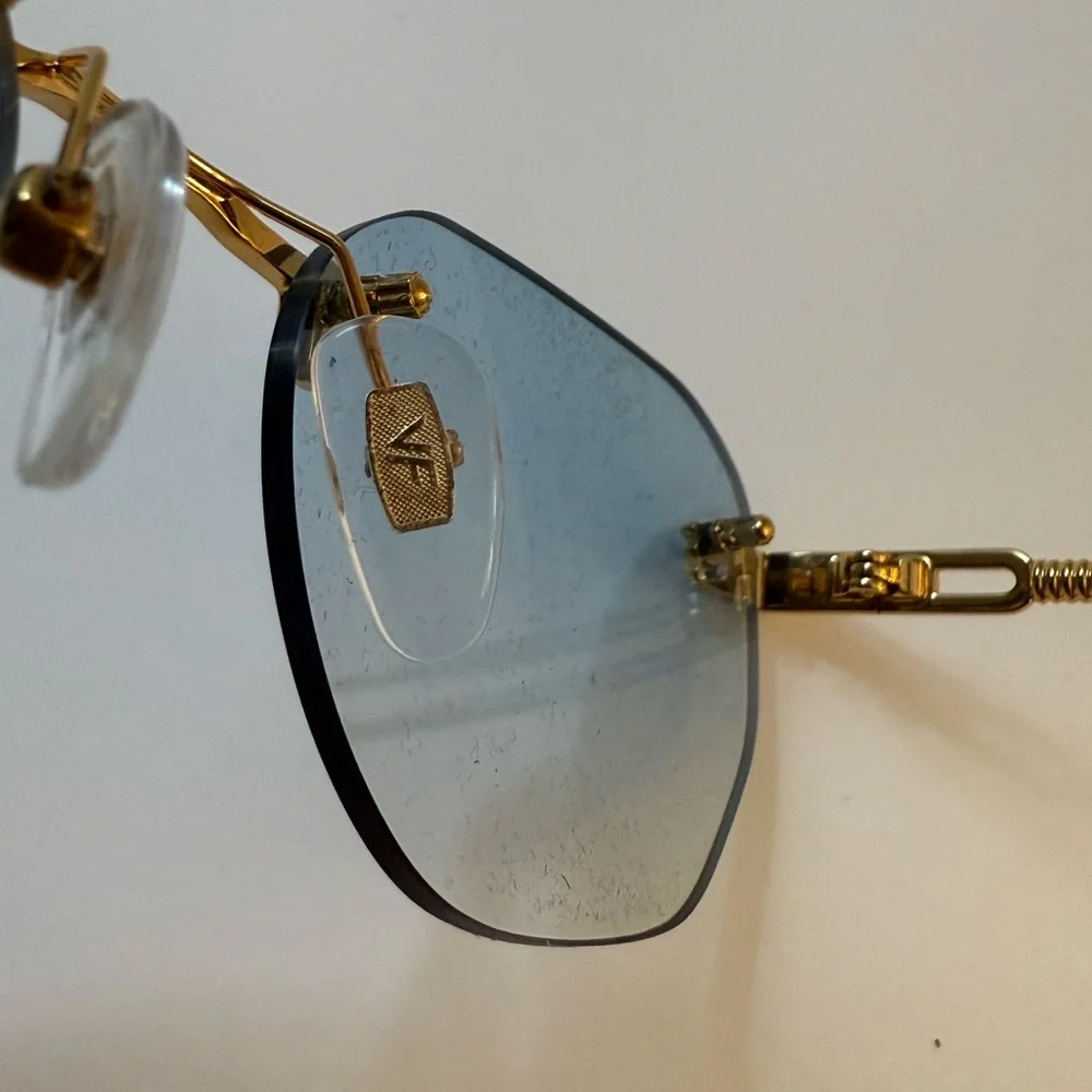 Vintage Frames Company VF DRILL MOUNT Sunglasses 24K Limited edition Unisex